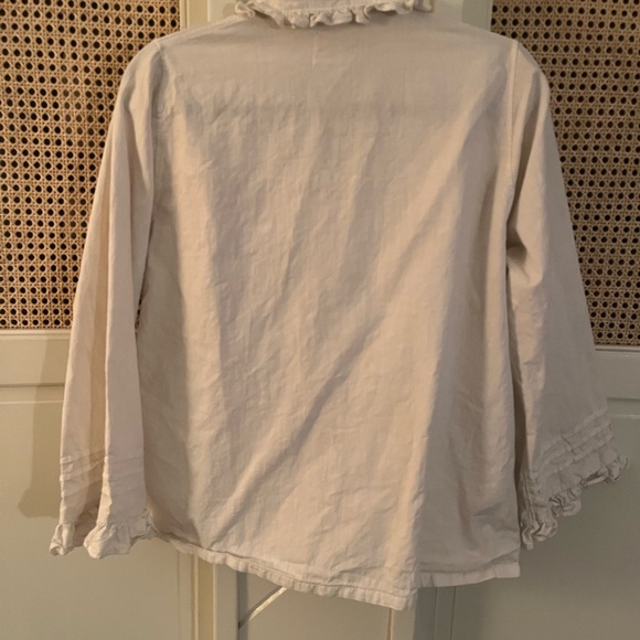 Rudy Jude White Pillowcase Button-Up Blouse - Picture 5 of 5